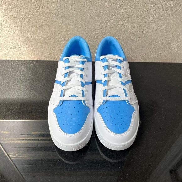 Nike Jordan NU Retro 1 Low UNC Golf Shoes White University Blue 10.5 FZ4153-101 - Picture 2 of 8